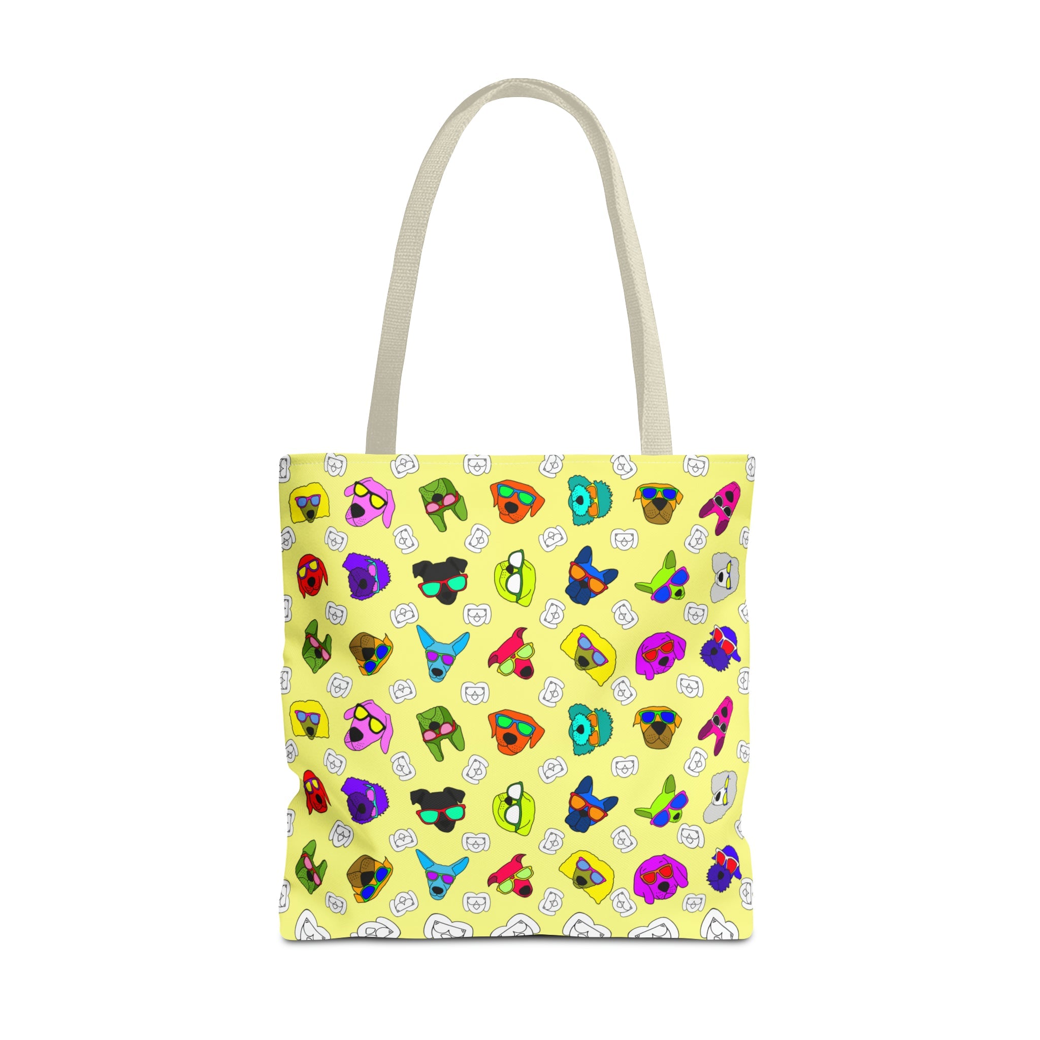 Tote Bag (Highlighter Yellow) - Radiant Dogs