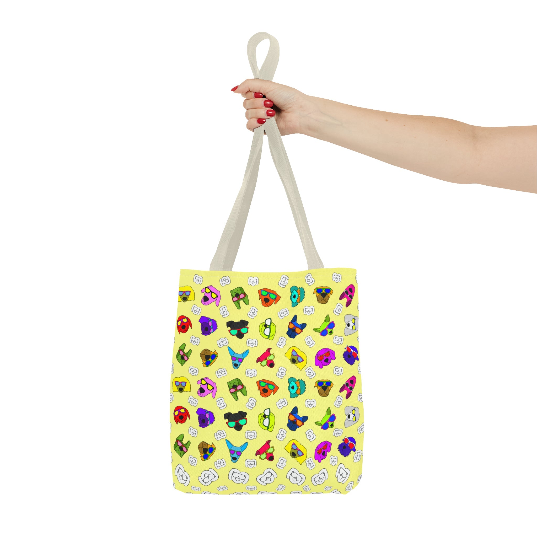 Tote Bag (Highlighter Yellow) - Radiant Dogs