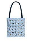 Tote Bag (Sky Blue) - Radiant Dogs