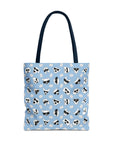 Tote Bag (Sky Blue) - Radiant Dogs