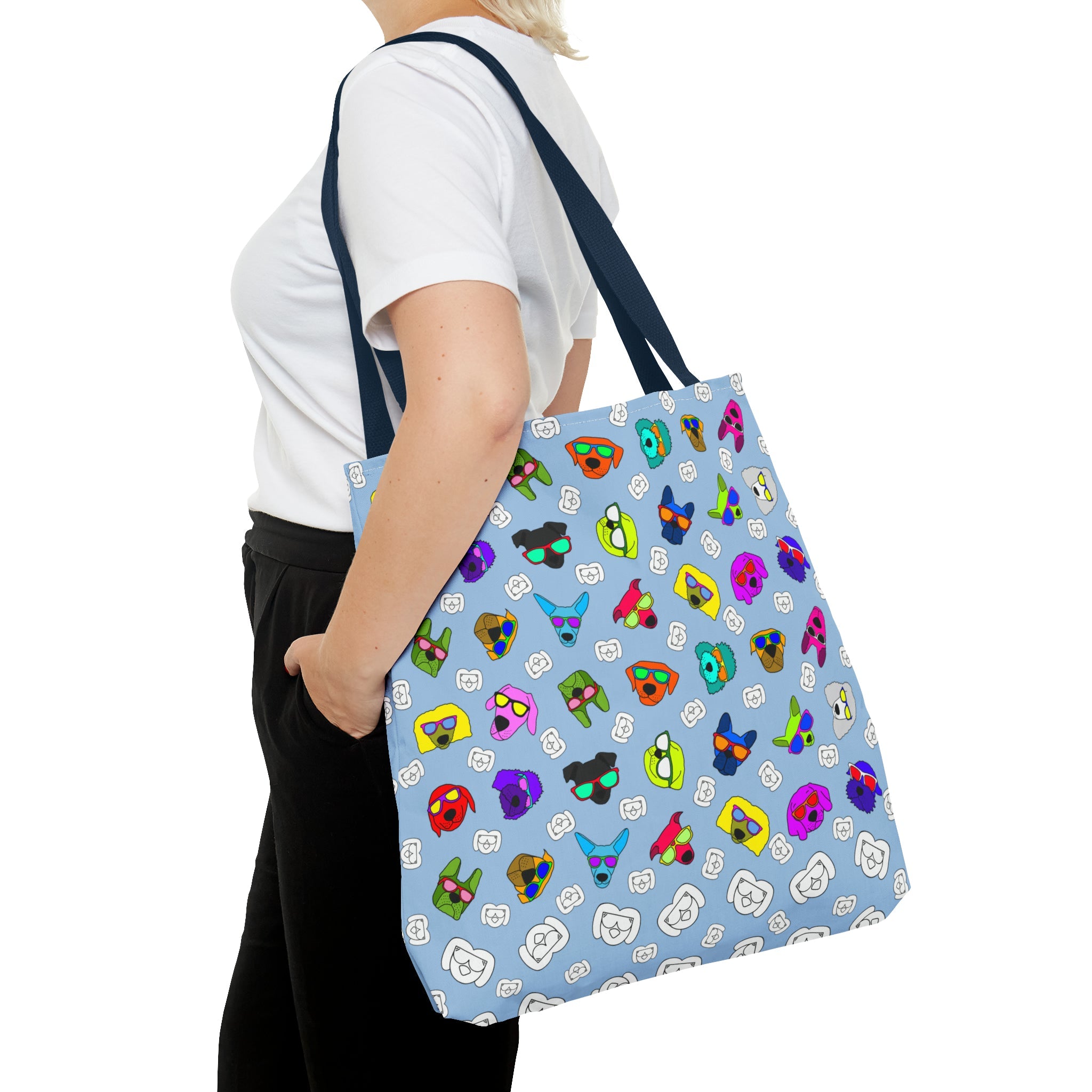 Tote Bag (Sky Blue) - Radiant Dogs