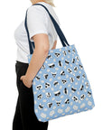 Tote Bag (Sky Blue) - Radiant Dogs