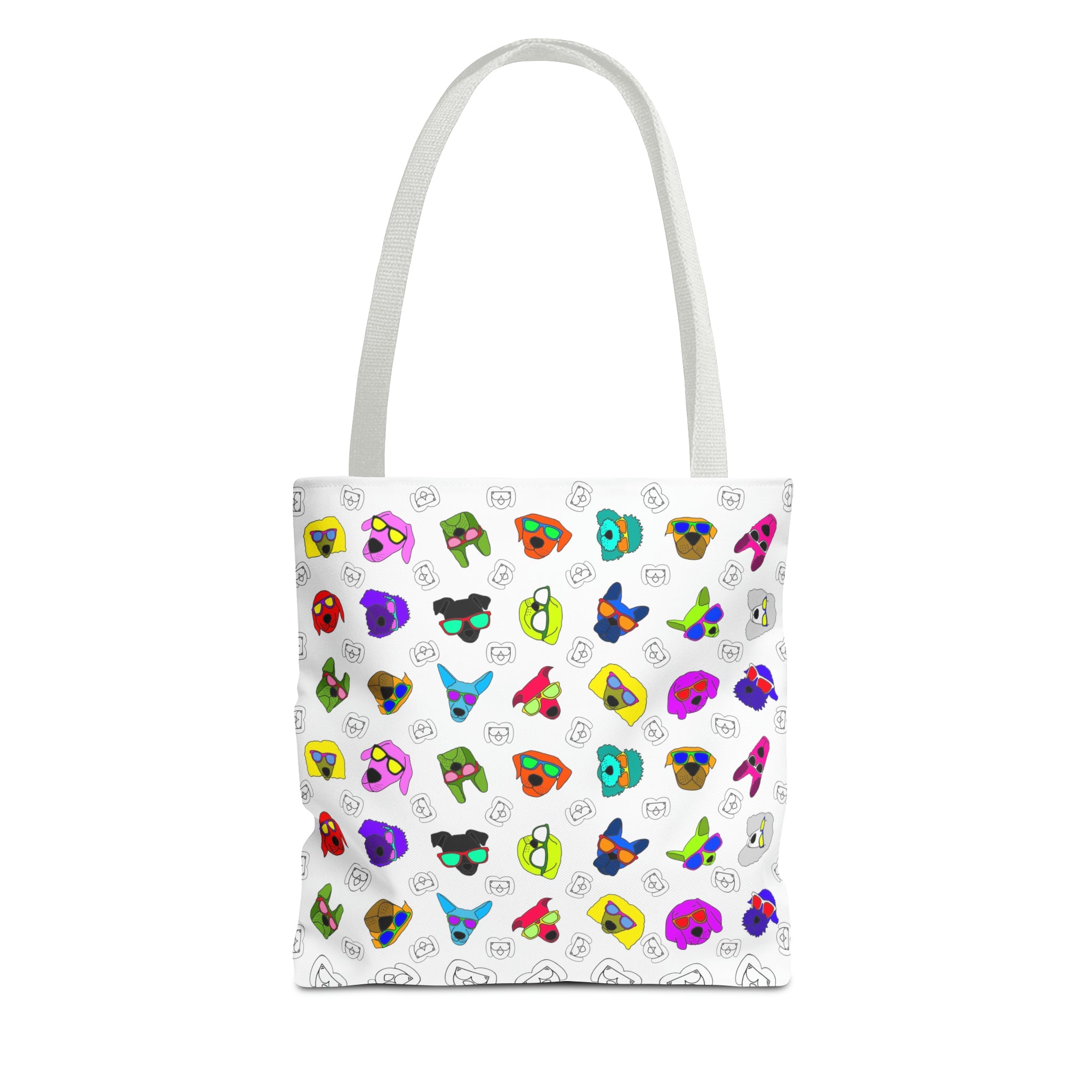 Tote Bag (White) - Radiant Dogs