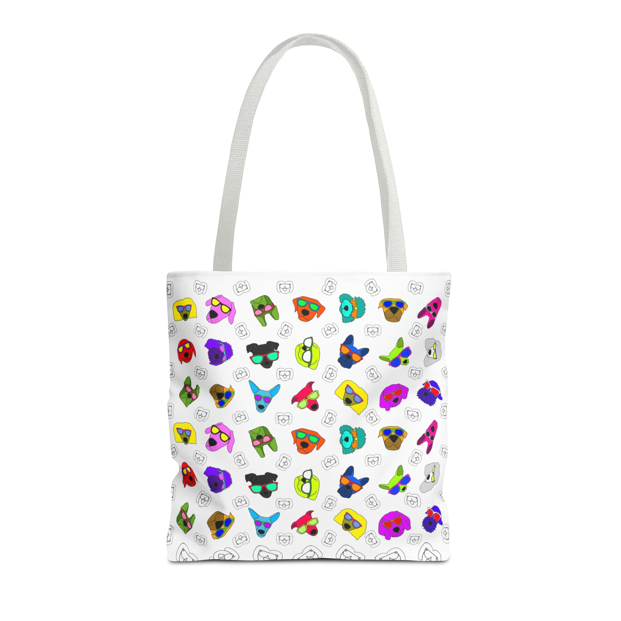 Tote Bag (White) - Radiant Dogs