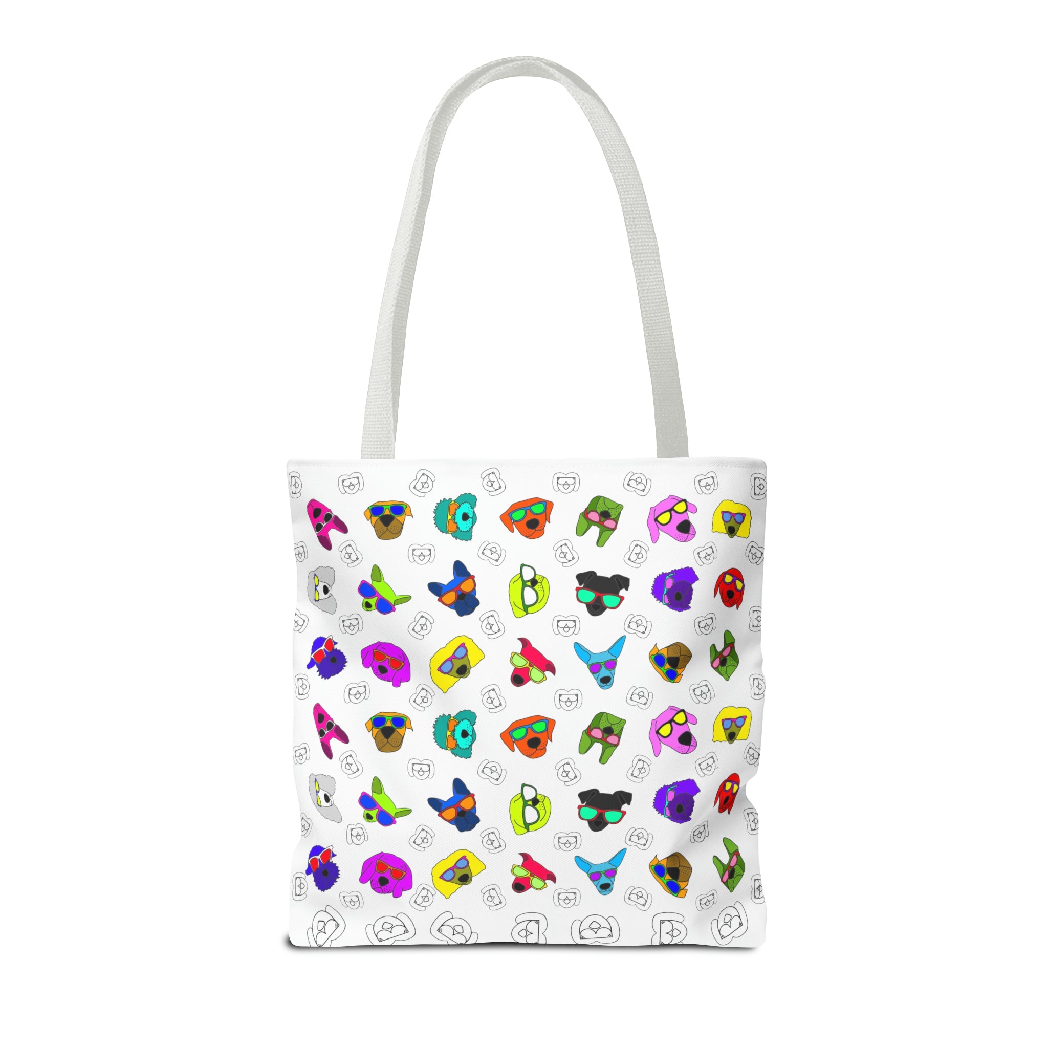 Tote Bag (White) - Radiant Dogs