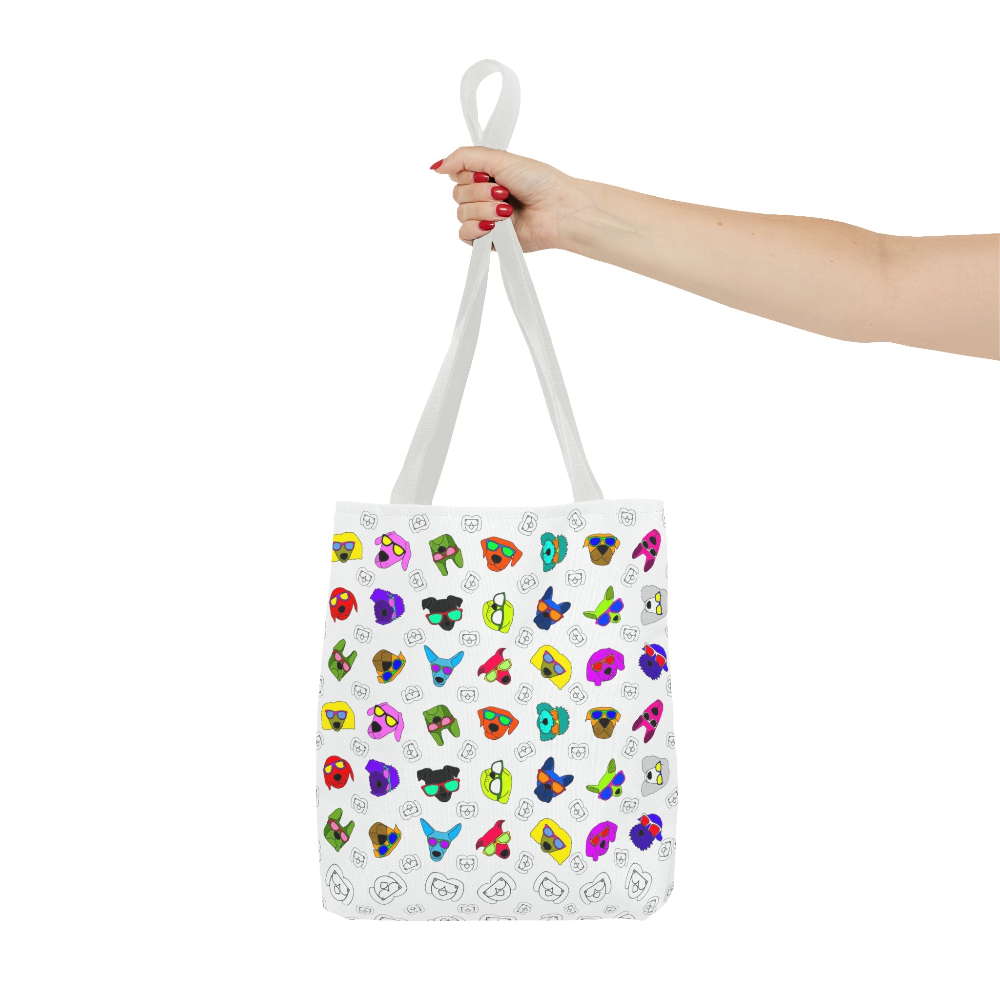 Tote Bag (White) - Radiant Dogs