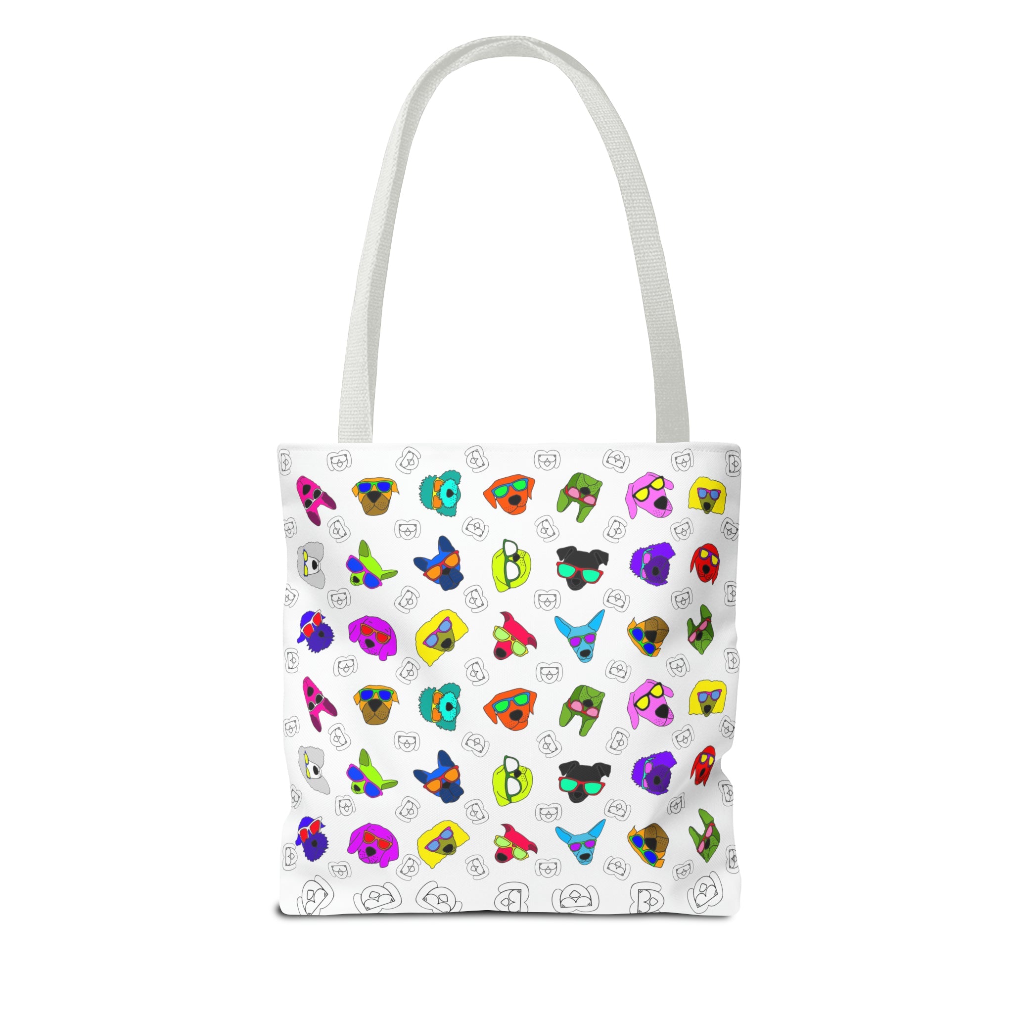 Tote Bag (White) - Radiant Dogs