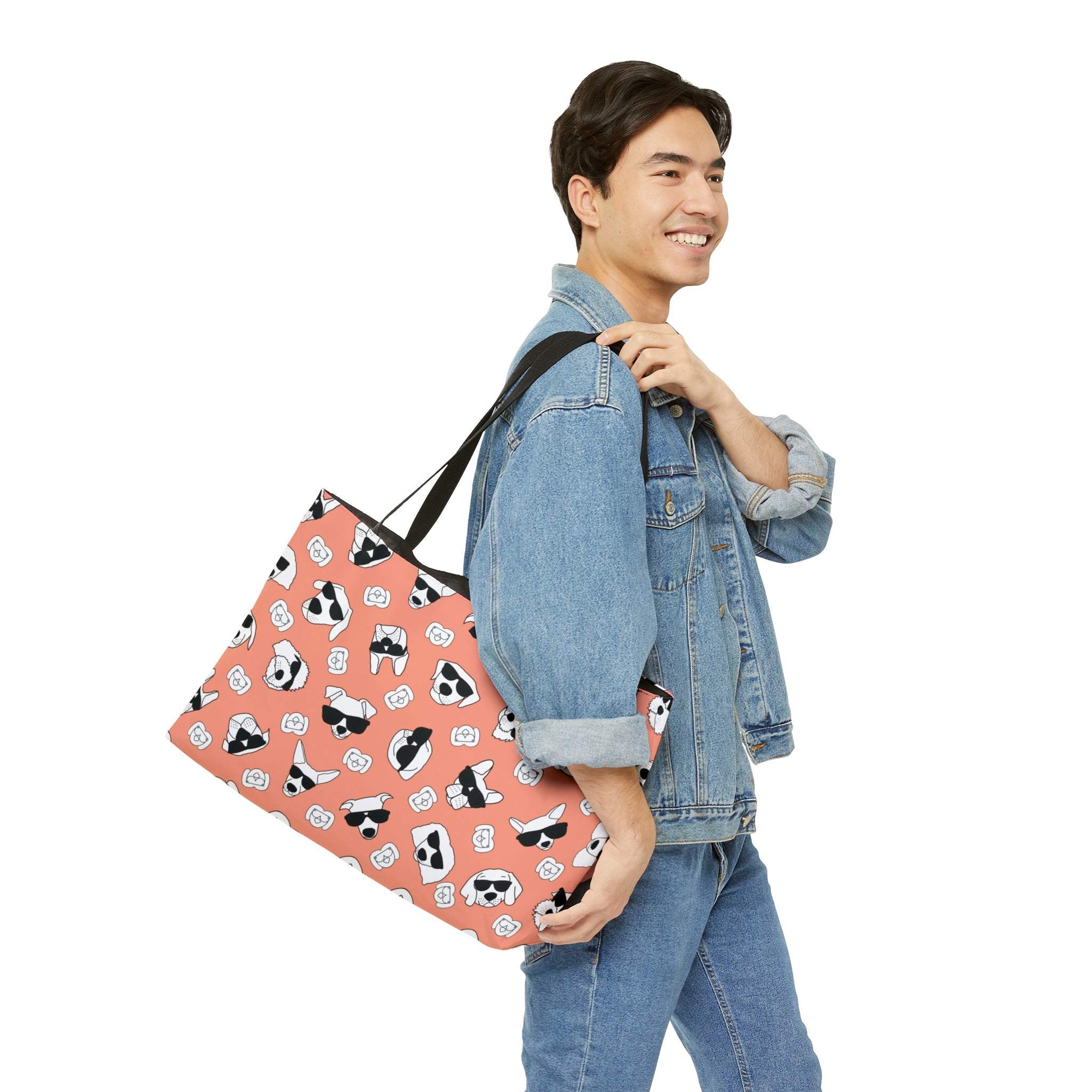 Weekend Tote Bag (Peachy Peach) - Radiant Dogs