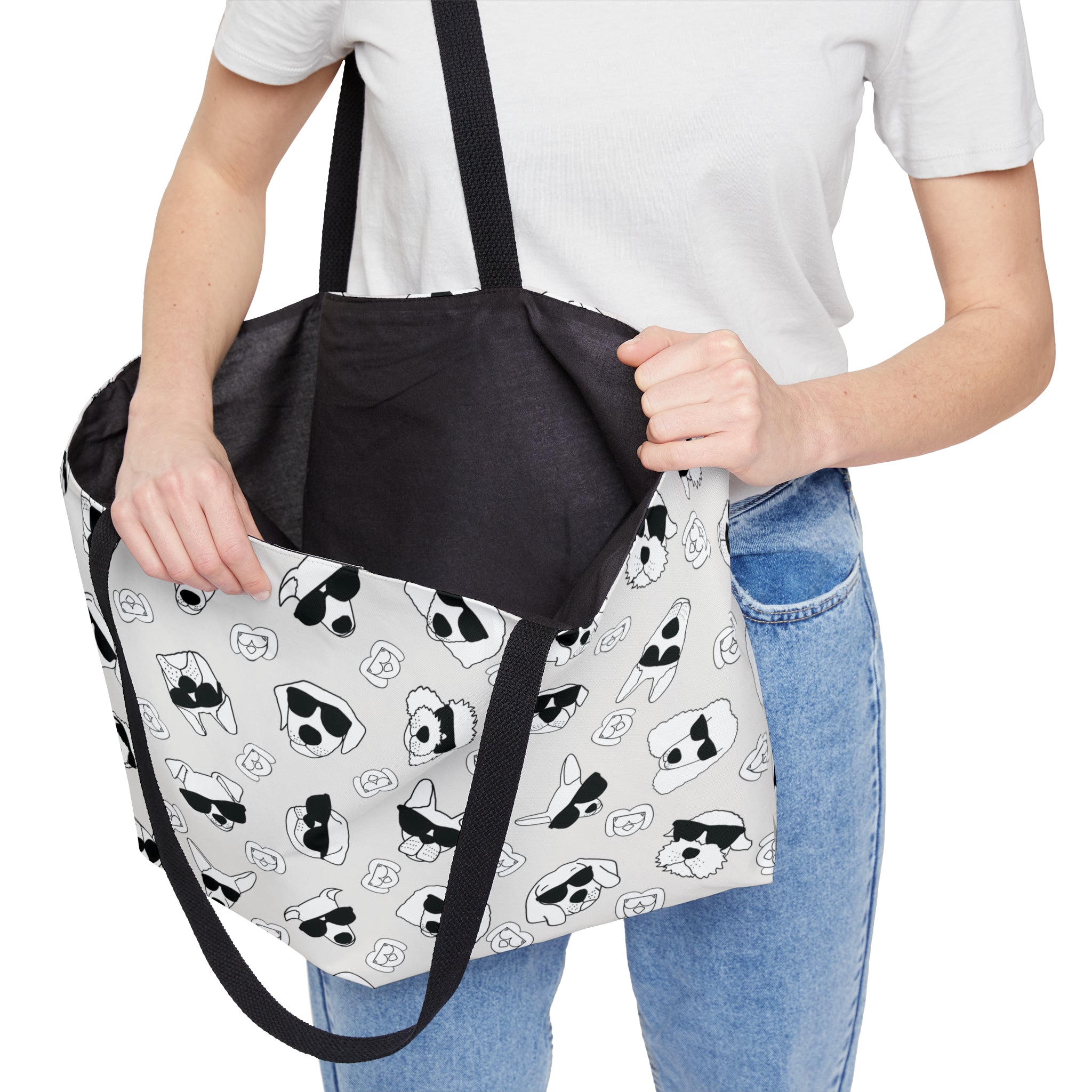 Weekender Tote Bag (Cloudy Grey) - Radiant Dogs