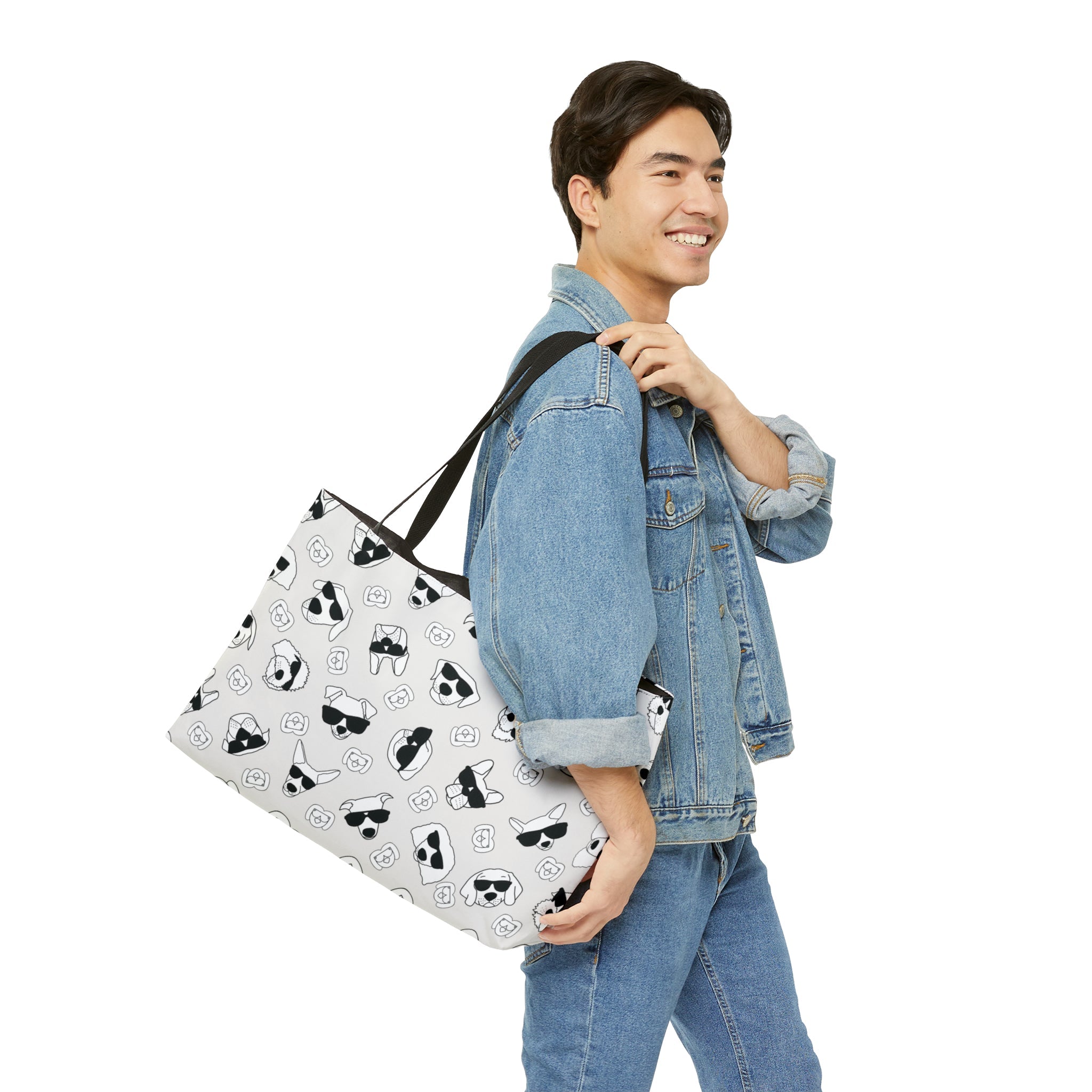 Weekender Tote Bag (Cloudy Grey) - Radiant Dogs