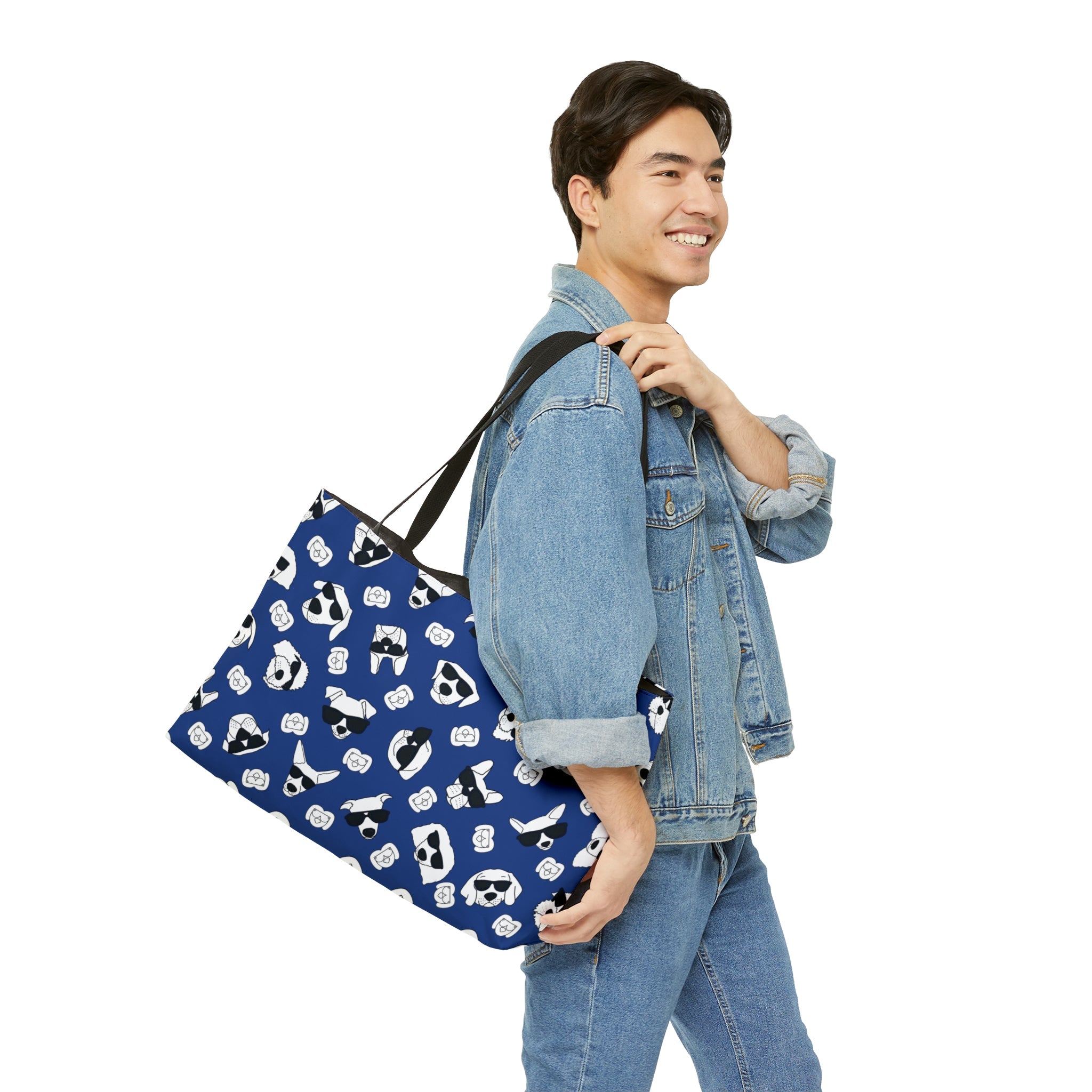 Weekender Tote Bag (Dark Blue) - Radiant Dogs