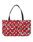 Weekender Tote Bag (Dark Red) - Radiant Dogs