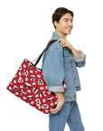 Weekender Tote Bag (Dark Red) - Radiant Dogs