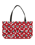 Weekender Tote Bag (Dark Red) - Radiant Dogs