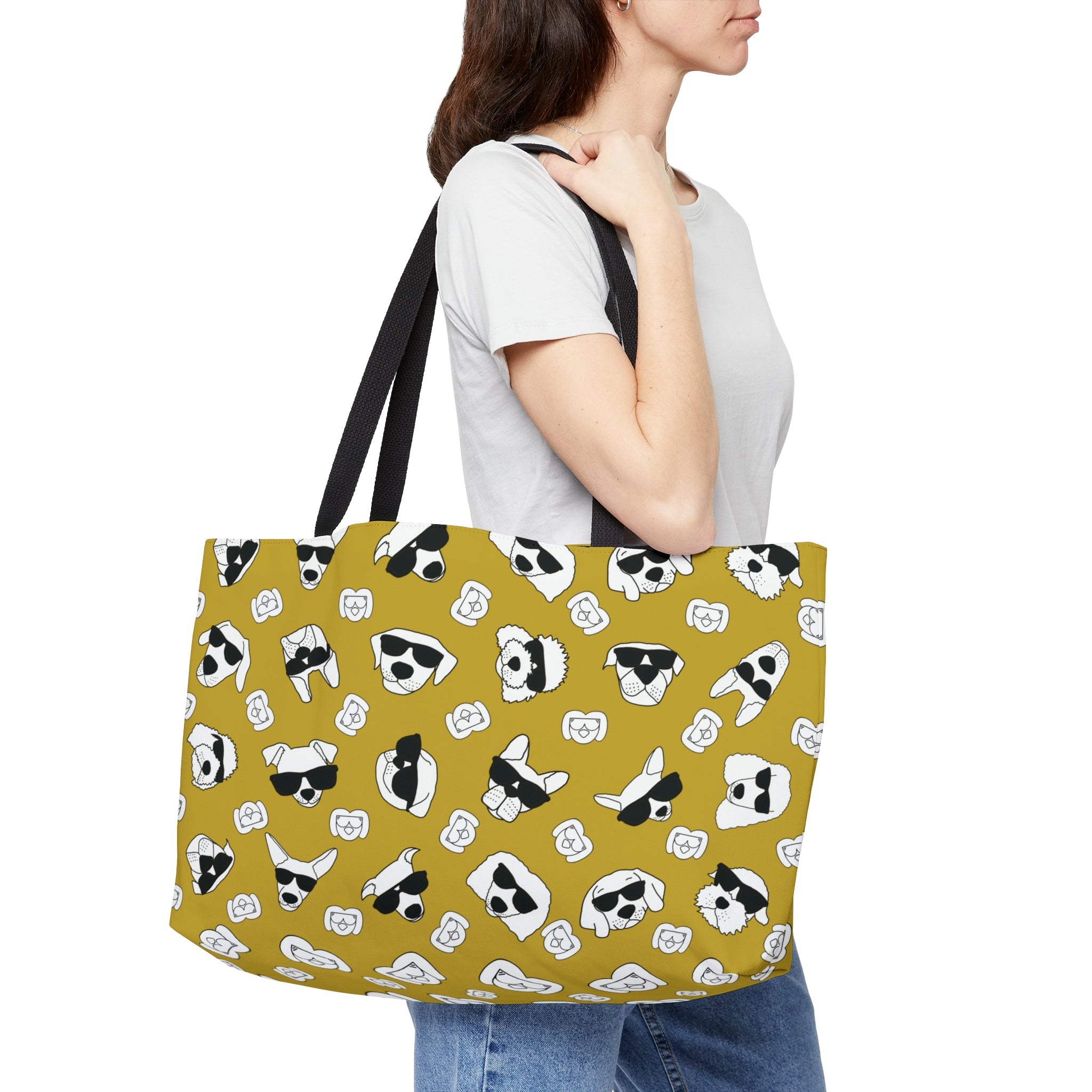 Weekender Tote Bag (Honey Mustard) - Radiant Dogs