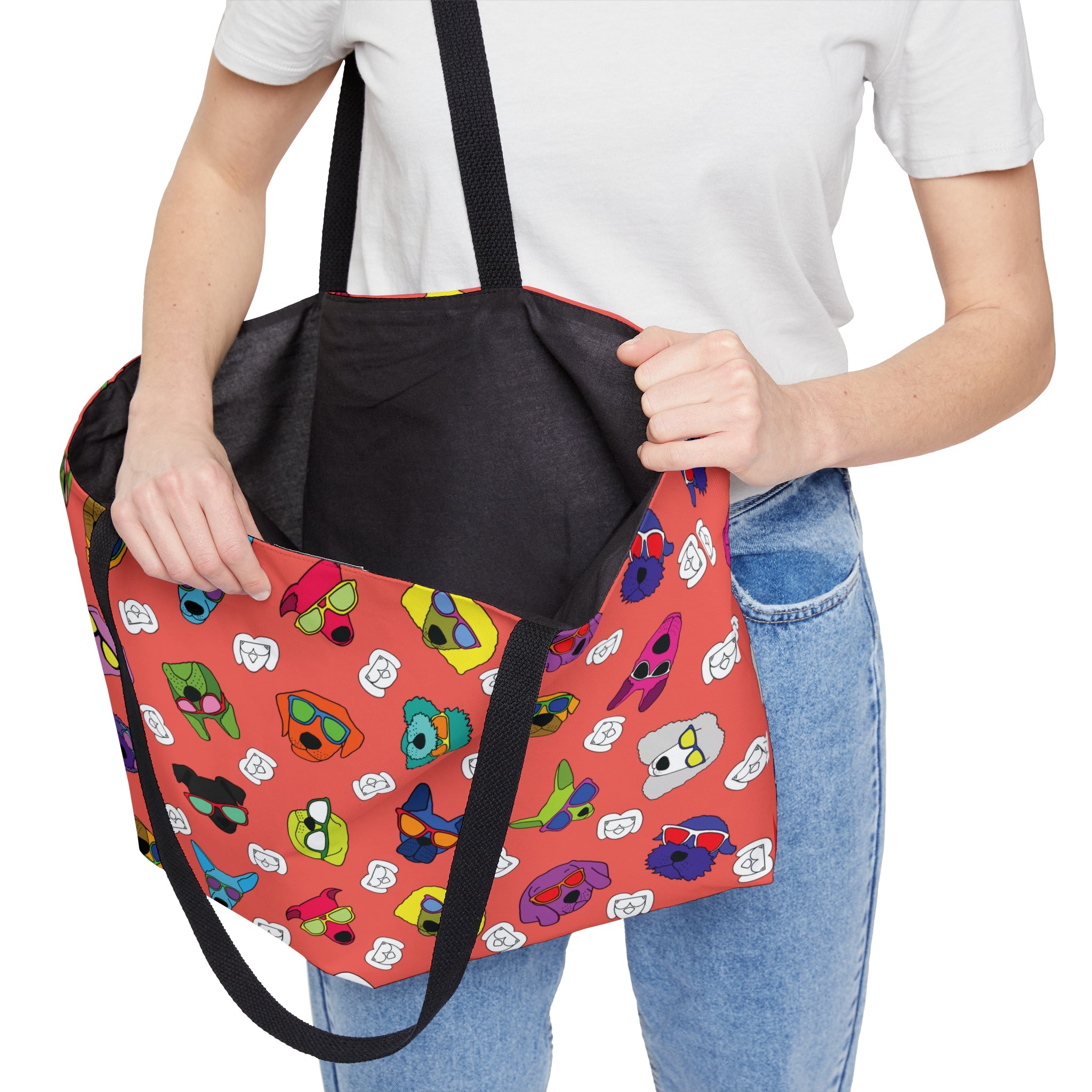 Weekender Tote Bag (Hot Red) - Radiant Dogs