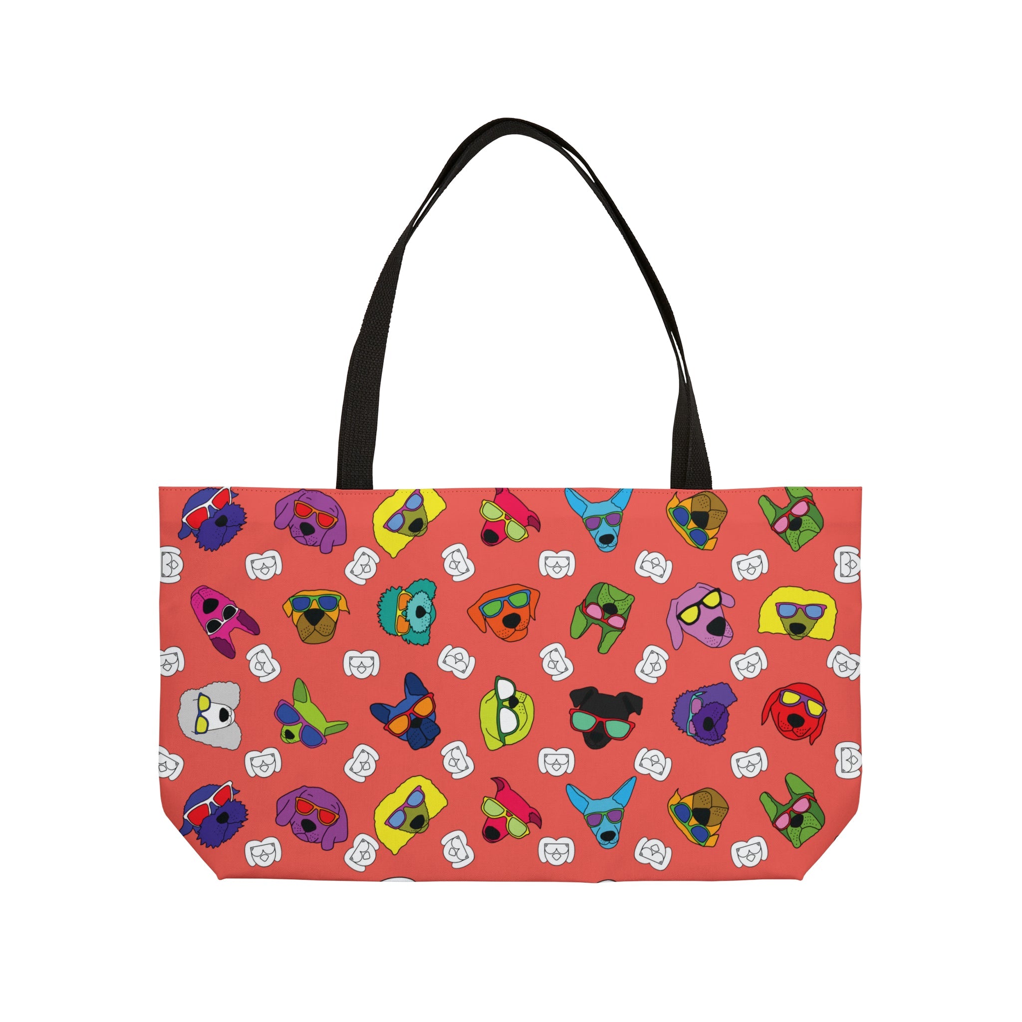 Weekender Tote Bag (Hot Red) - Radiant Dogs