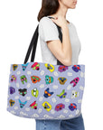 Weekender Tote Bag (Lavender) - Radiant Dogs