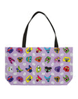 Weekender Tote Bag (Pastel Purple) - Radiant Dogs