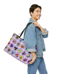 Weekender Tote Bag (Pastel Purple) - Radiant Dogs