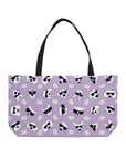 Weekender Tote Bag (Pastel Purple) - Radiant Dogs