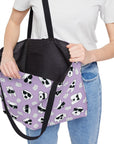 Weekender Tote Bag (Pastel Purple) - Radiant Dogs