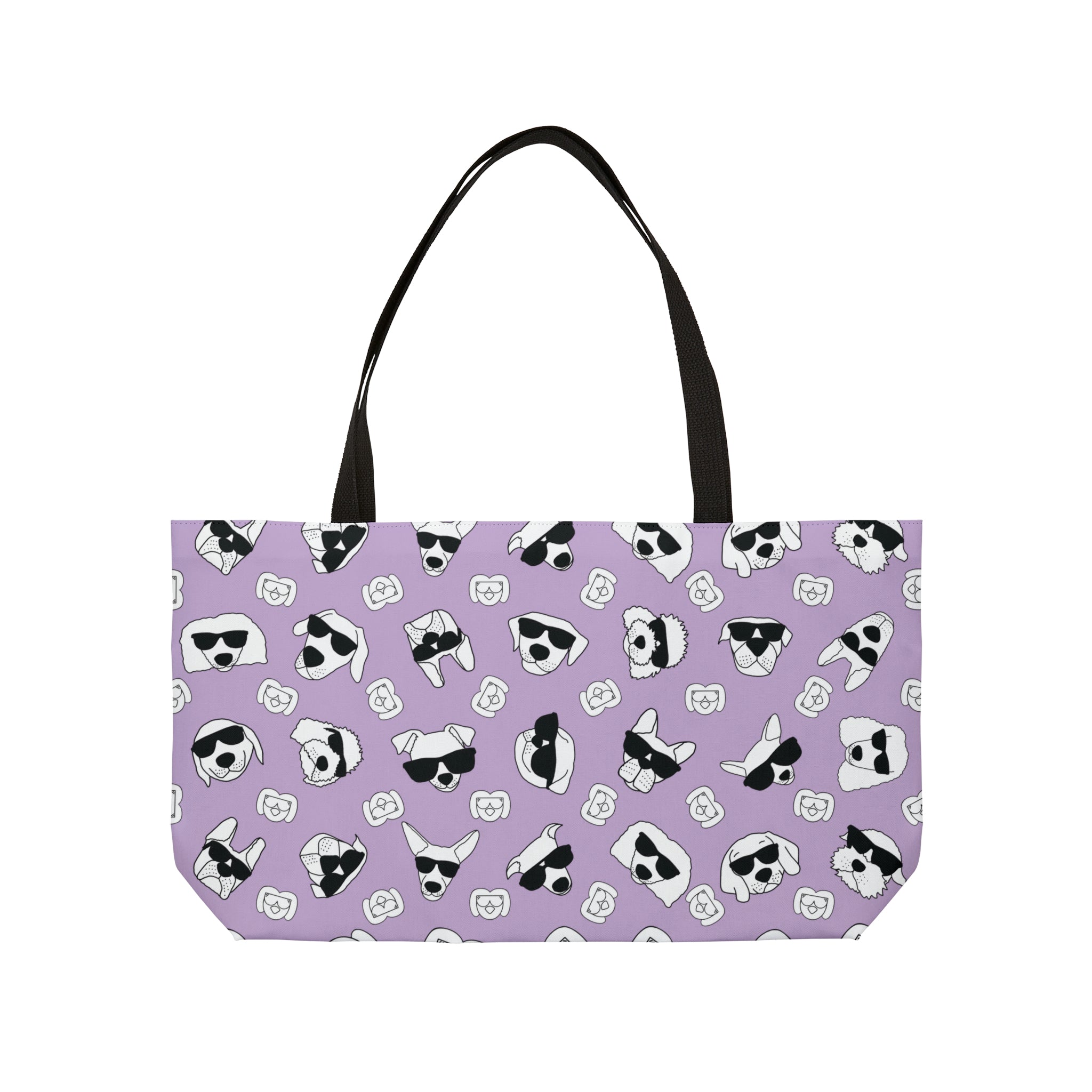 Weekender Tote Bag (Pastel Purple) - Radiant Dogs