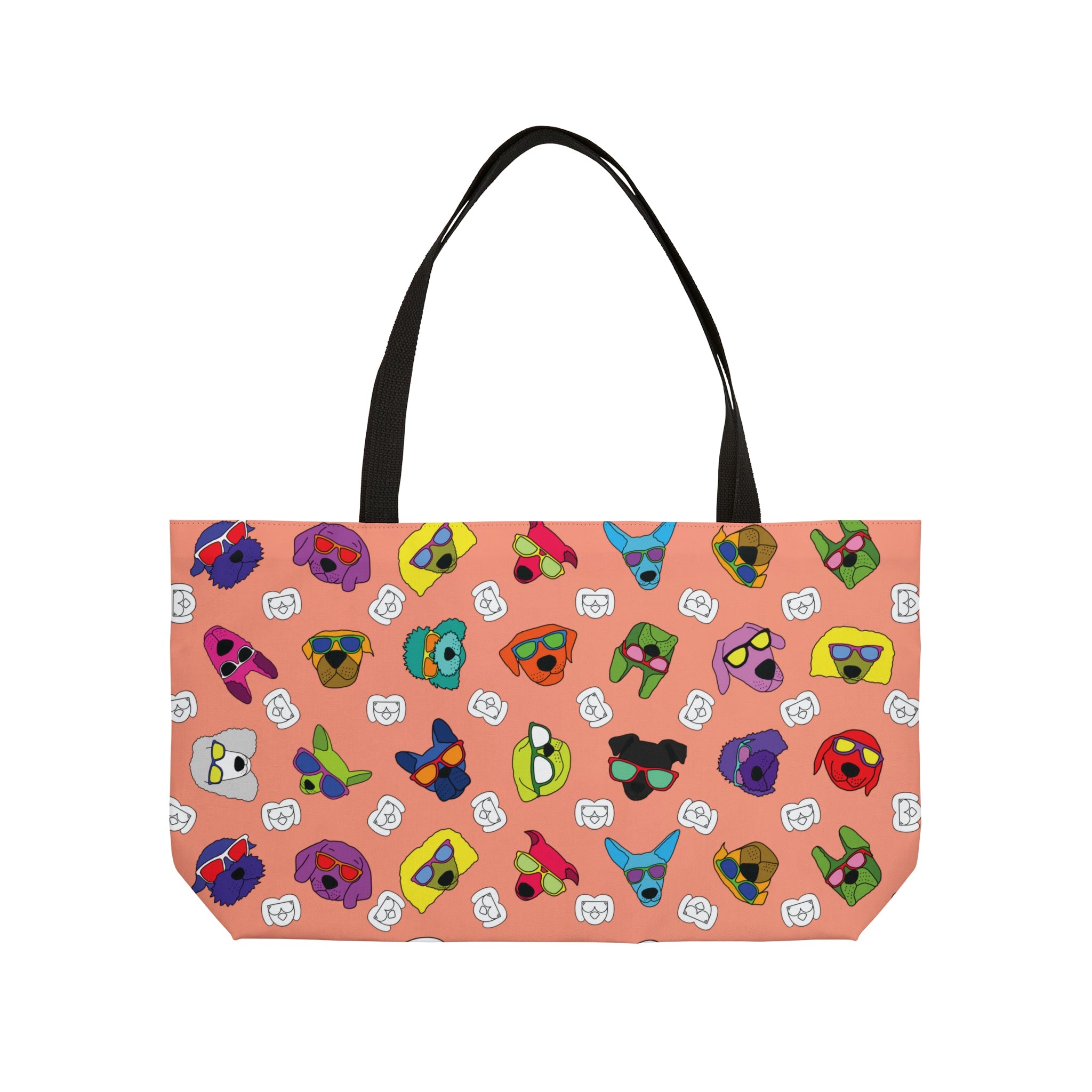 Weekender Tote Bag (Peachy Peach) - Radiant Dogs