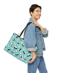 Weekender Tote Bag (Sea Green) - Radiant Dogs