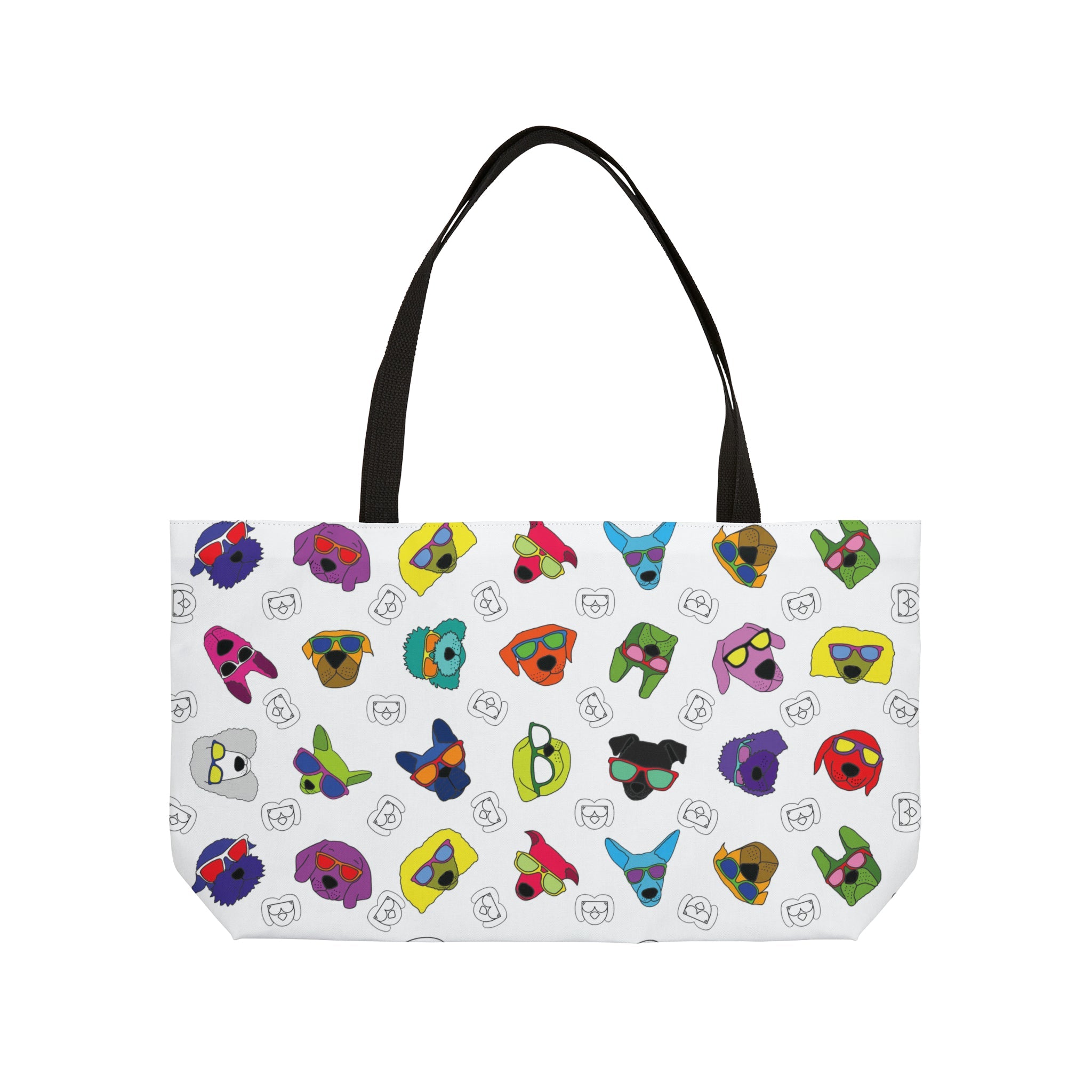 Weekender Tote Bag (White) - Radiant Dogs